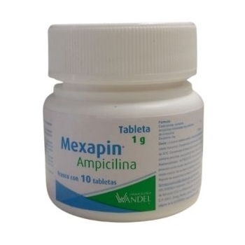 MEXAPIN (AMPICILINA) 1G 10 TABLETAS