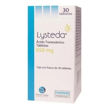 LYSTEDA (TRANEXAMIC ACID) 650MG 30 TABLETS