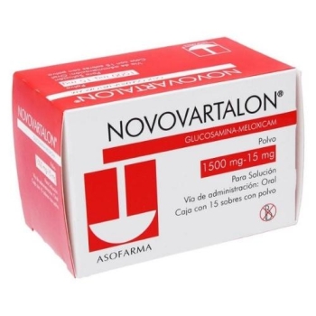 NOVOVARTALON (GLUCOSAMINA-MELOXICAM) 1500MG-15MG 15 SOBRES