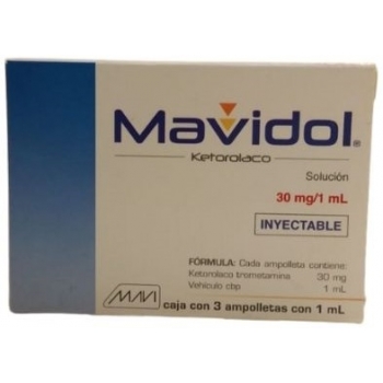 MAVIDOL (KETOROLACO) 1ML SOLUCION INYECTABLE