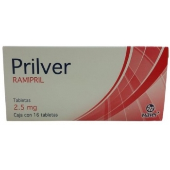 PRILVER (RAMIPRIL) 2.5MG 16 TABLETAS