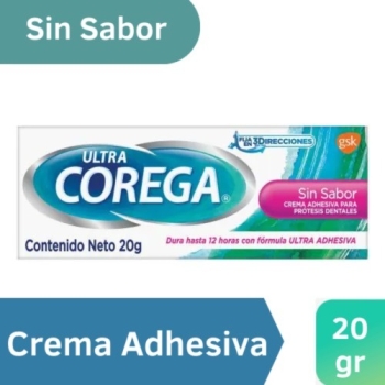 COREGA ADHESIVE CREAM FOR DENTAL PROSTHESIS 20G