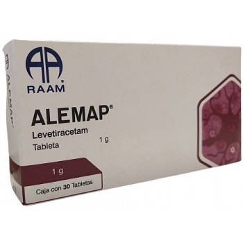 ALEMAP (LEVETIRACETAM) 1G 30 TABLETAS