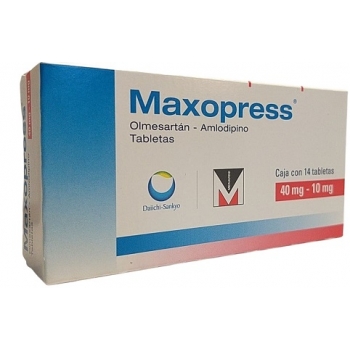 MAXOPRESS  (ALMESARTAN-AMLODIPINE) 40MG-10MG 14 TABLETS