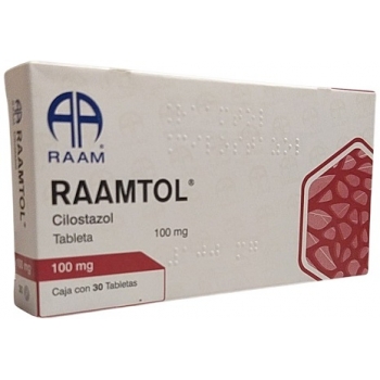 RAAMTOL (CILOSTAZOL) 100MG 30 TABLETS