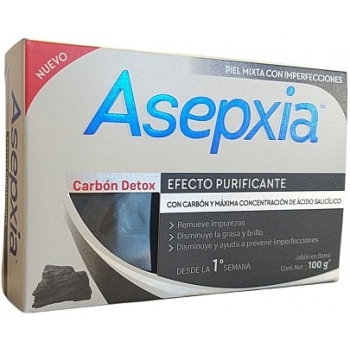 ASEPXIA CARBON DETOX PIEL MIXTA JABON EN BARRA 100G