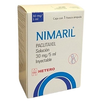 NIMARIL (PACLITAXEL) 30MG SOLUCION INYECTABLE 1 FRASCO AMPULA