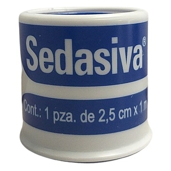 SEDASIVA TELA ADHESIVA IMPERMIABLE 1 PZA 2.5 CM POR 1 M