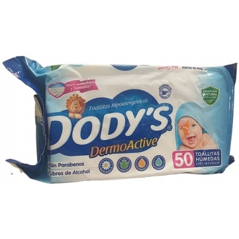 DODY´S HYPOALLERGENIC WIPES 50 WET WIPES