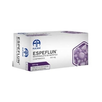 ESPEFLUN (MYCOPHENOLATE MOFETIL) 50TAB 500MG