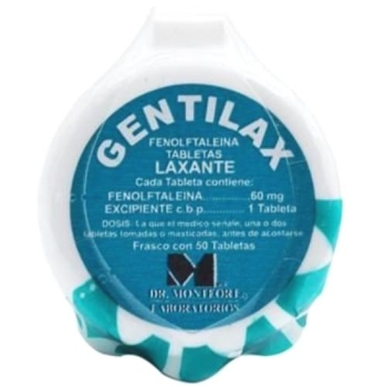 GENTILAX (PHENOLPHTHALEIN) 50TAB