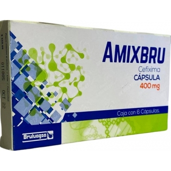 AMIXBRU (CEFIXIMA) 400 MG 6 CAPSULAS