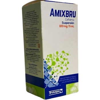 AMIXBRU (CEFIXIMA) SUSPENSION 100MG/5ML *Este producto no se envía fuera de México*