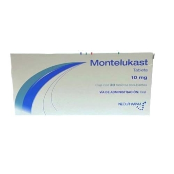 MONTELUKAST  10 MG, 30 TABLETAS