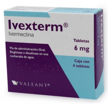 IVEXTERM (IVERMECTINA) 6MG 4TAB