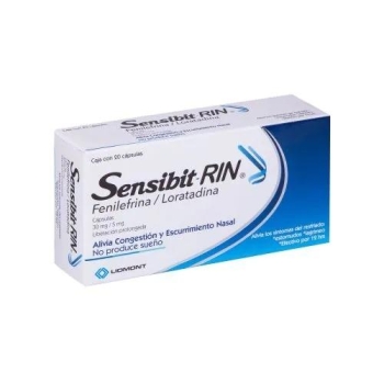 SENSIBIT-RIN (FENILEFRINA/LORATADINA) 20 CAPSULAS  30MG/5MG