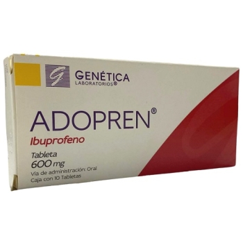 ADOPREN (IBUPROFEN) C / 10 TABLETS 600 MG