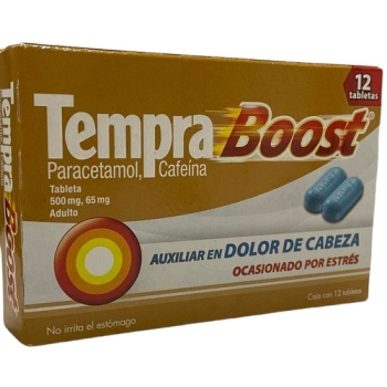 TEMPRA BOOST ADULT 500 / 65MG 12 TAB