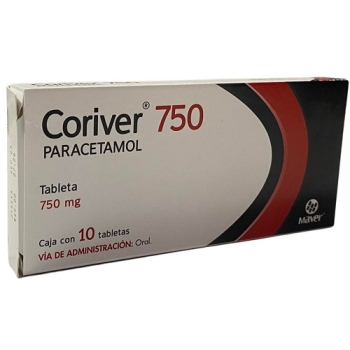 CORIVER (PARACETAMOL) 750MG 10 TAB