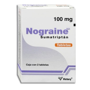 NOGRAINE  (SUMATRIPTAN) 100MG C/2TABS