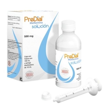 PREDIAL 500MG 150ML SOLUCION (METFORMINA)