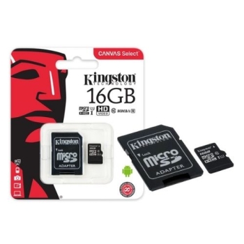 MEMORIA MICRO SD/HC C/ADA 16GB