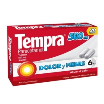 TEMPRA (PARACETAMOL) 500MG 20TAB