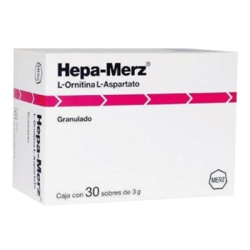 HEPA MERZ (L'ORNITHINE, L'ASPARTATE) 30 SACHETS OF 3G