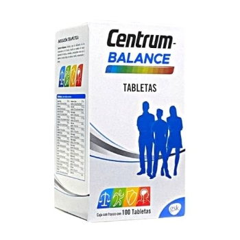 CENTRUM BALANCE VITAMINS AND MINERALS 100 TABS