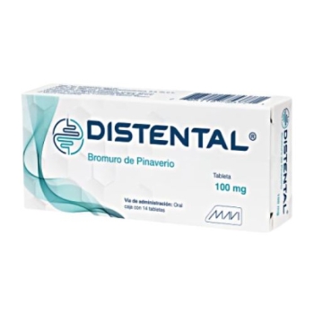 DISTENTAL (BROMURO DE PINAVERIO)  100MG  14TABS