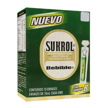 SUKROL LIQ 10PZ 10ML (ESTE PRODUCTO SOLO SE PUEDE ENVIAR A CLIENTES DENTRO DE MÉXICO)