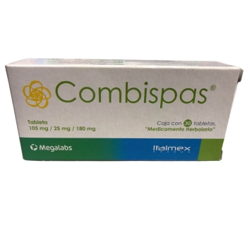 COMBISPAS (MEDICAMENTO HERBOLARIO) 105MG/25MG/180MG 30TAB