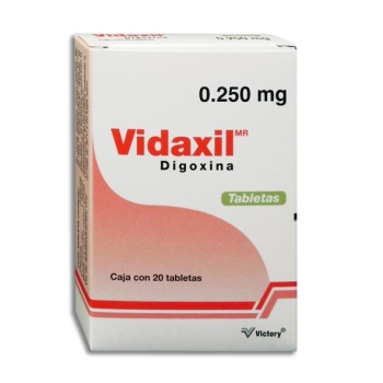 VIDAXIL (DIGOXINA) 0.250MG 20TABLETAS