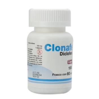 CLONAFEC (DICLOFENACO) 100MG 60CAPSULAS