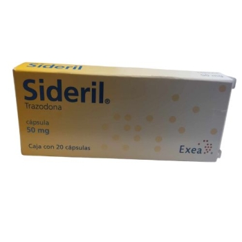 SIDERIL (TRAZODONE) 50MG 20 CAPSULES