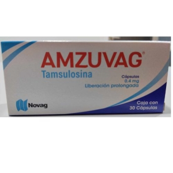 AMZUVAG (TAMSULOSINA)  0.4MG 30 TABLETAS