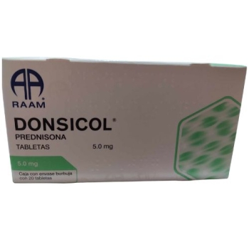 DONSICOL (PREDNISONA) 5G - 20 TABLETAS