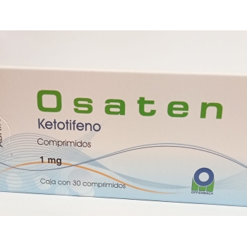 OSATEN (KETOTIFENO) 1MG CON 30 COMPRIMODOS