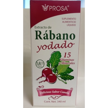 IODIZED RADISH EXTRACT 340ML  THIS PRODUCT IS ONLY AVAILABLE IN MEXICO