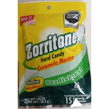 ZORRITONE TRADITIONAL C/15 SOLID CANDY 52.5G