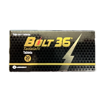 BOLT 36 (TADALAFIL) 20MG 4 TABLETAS