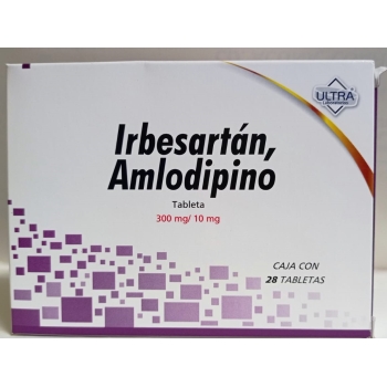 IRBESARTAN, AMLODIPINE 300MG/10MG WITH 28 TABLETS (ULTRA)