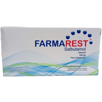 FARMAREST (SALBUTAMOL) AEROSOL 100MG 200 DOSE *THIS PRODUCT CANNOT BE SHIPPED INTERNATIONALLY*