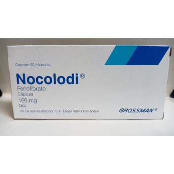 NOCOLODI (FENOFIBRATE) 160 MG WITH 30 CAPSULES ORAL