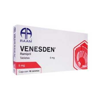 VENESDEN (RAMIPRIL) 5MG CON 16 TABLETAS