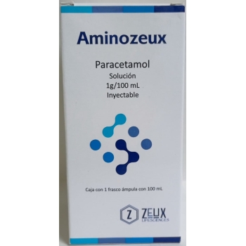 AMINOZEUX PARACETAMOL 1G/100ML INJECTABLE SOLUTION THIS PRODUCT IS ONLY AVAILABLE IN MEXICO