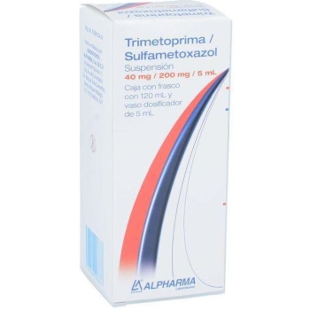 TRIMETOPRIMA/SULFAMETOXAZOL SUSPENCION  40MG/200MG/5ML FRASCO 120ML  *Este producto no se envía fuera de México*