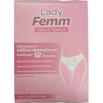 LADY FEMM PARCHE TERMICO CON 3 PARCHES