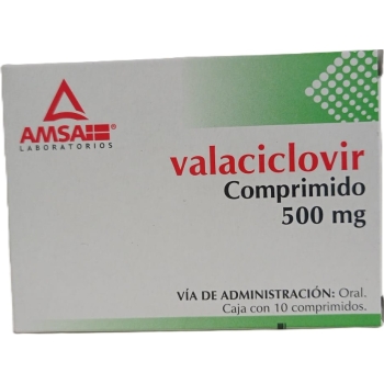 VALACICLOVIR (AMSA) 500MG 10 COMPRIMIDOS