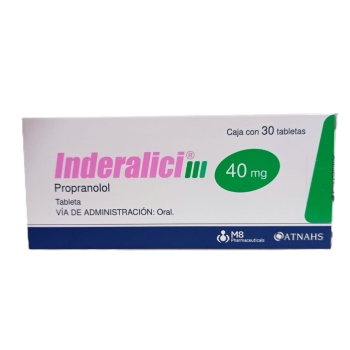 INDERALICI (PROPRANOLOL) 40MG C/30 TABLETAS